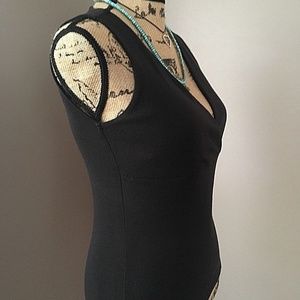 INC International Concepts Top Basic Black Summer